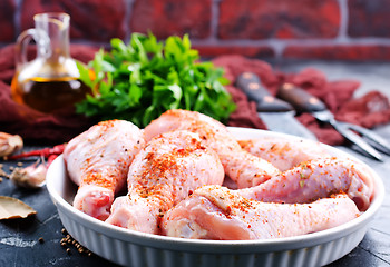 Image showing raw chicken legs