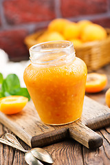 Image showing fresh apricot jam