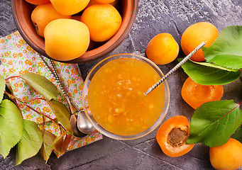 Image showing apricot jam