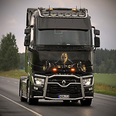 Image showing Renault Trucks T Ghostrider on Dark Road