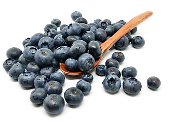 Image showing Tasty blueberries isolated