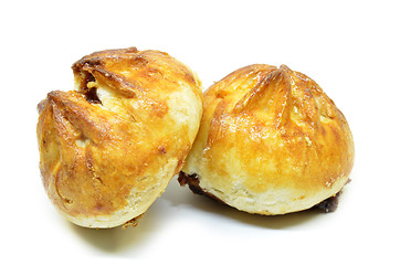 Image showing Crispy BBQ roasted chicken buns