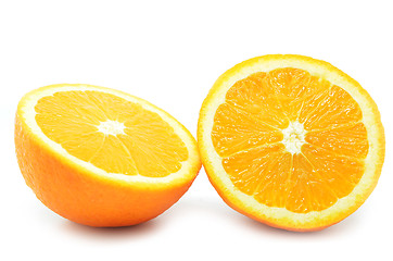 Image showing Isolated oranges fruits