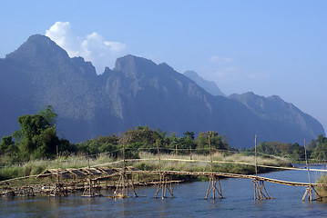 Image showing Bridge in Laos