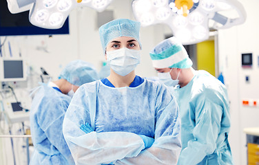 Image showing surgeon in operating room at hospital