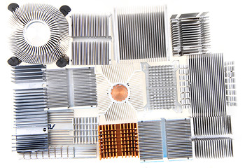 Image showing passive cpu coolers