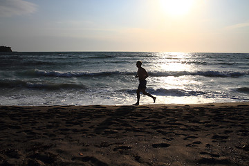 Image showing bulgarian sea sunset