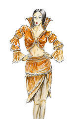 Image showing Female fashion design