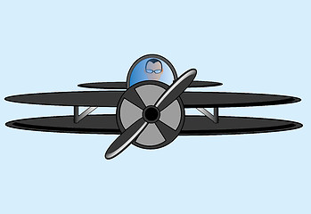 Image showing Illustration of the small plane