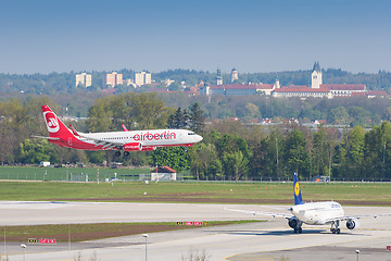 Image showing Airplane Boeing 737 of Air Berlin airline