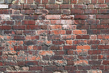 Image showing Rustic brick wall texture