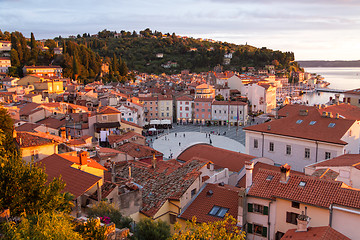 Image showing Picturesque slovenian old town Piran