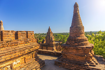 Image showing Bagan buddha tower at day