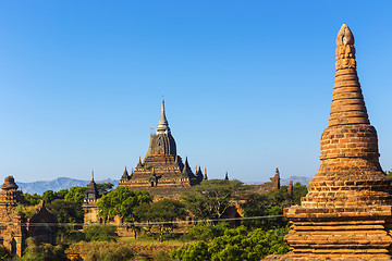 Image showing Bagan buddha tower at day