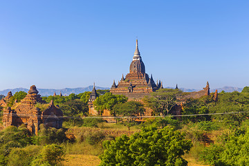 Image showing Bagan buddha tower at day