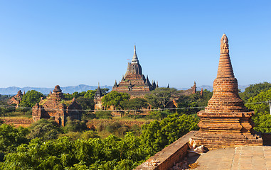 Image showing Bagan buddha tower at day