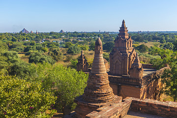 Image showing Bagan buddha tower at day