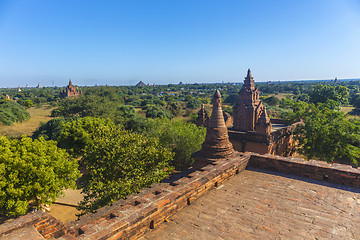 Image showing Bagan buddha tower at day