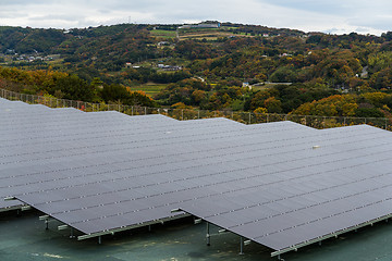 Image showing Solar panel plant