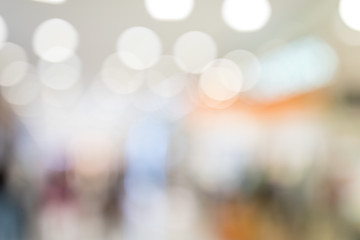 Image showing Blur background of shopping plaza 