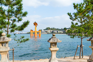 Image showing Japanese Itsukushima Shrine