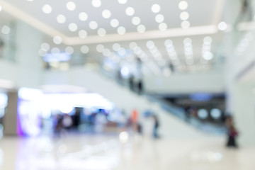 Image showing Blurred shopping mall background