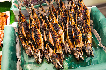 Image showing Salted grilled fish