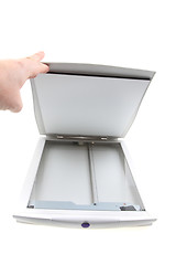 Image showing computer scanner isolated 