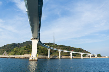 Image showing Bridge across the sea