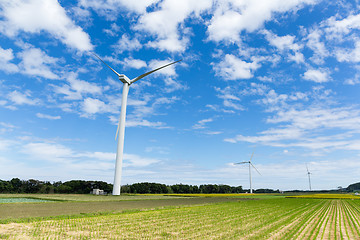 Image showing Windmills for electric power production