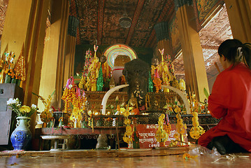 Image showing Girl in temple