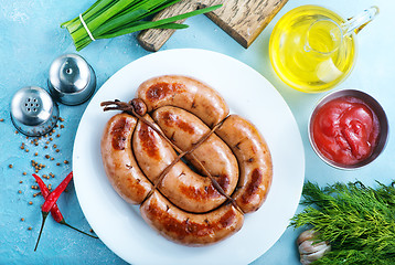 Image showing sausages