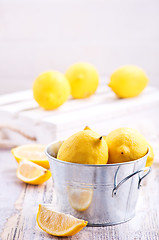 Image showing fresh lemons