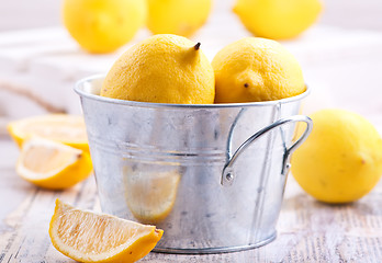 Image showing fresh lemons