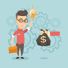 Image showing Successful business idea vector illustration.