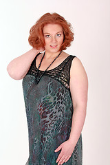 Image showing Trendy plus size model