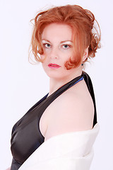 Image showing Portrait of an elegant young Plus Size Model