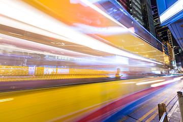 Image showing Busy traffic in Hong Kong