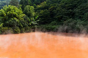 Image showing Blood Hell Hot Spring in Beppu of Japan