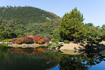 Image showing Ritsurin Garden in Autumn season