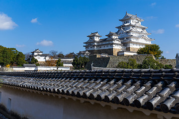 Image showing Traditional Himeiji Castle in Japan