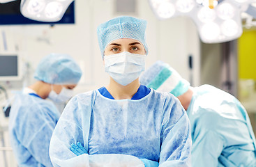 Image showing surgeon in operating room at hospital