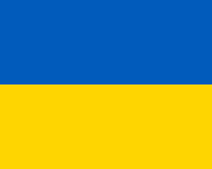 Image showing Colored flag of Ukraine