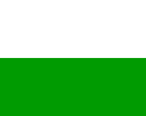 Image showing Colored flag of Saxony