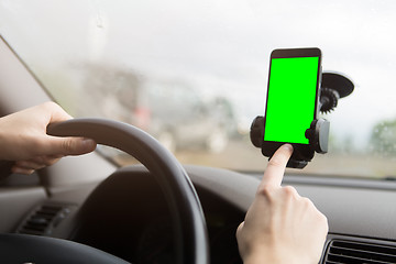 Image showing Photo of man with smartphone