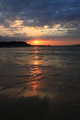 Image showing bulgarian sea sunset