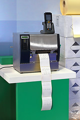 Image showing Barcode printer