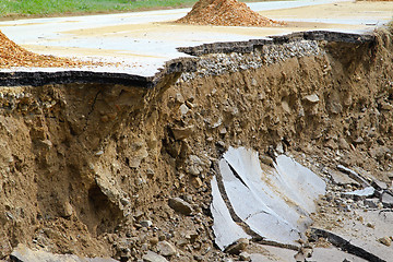 Image showing Landslip