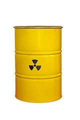Image showing Radioactive barrel