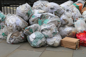 Image showing Trash bags